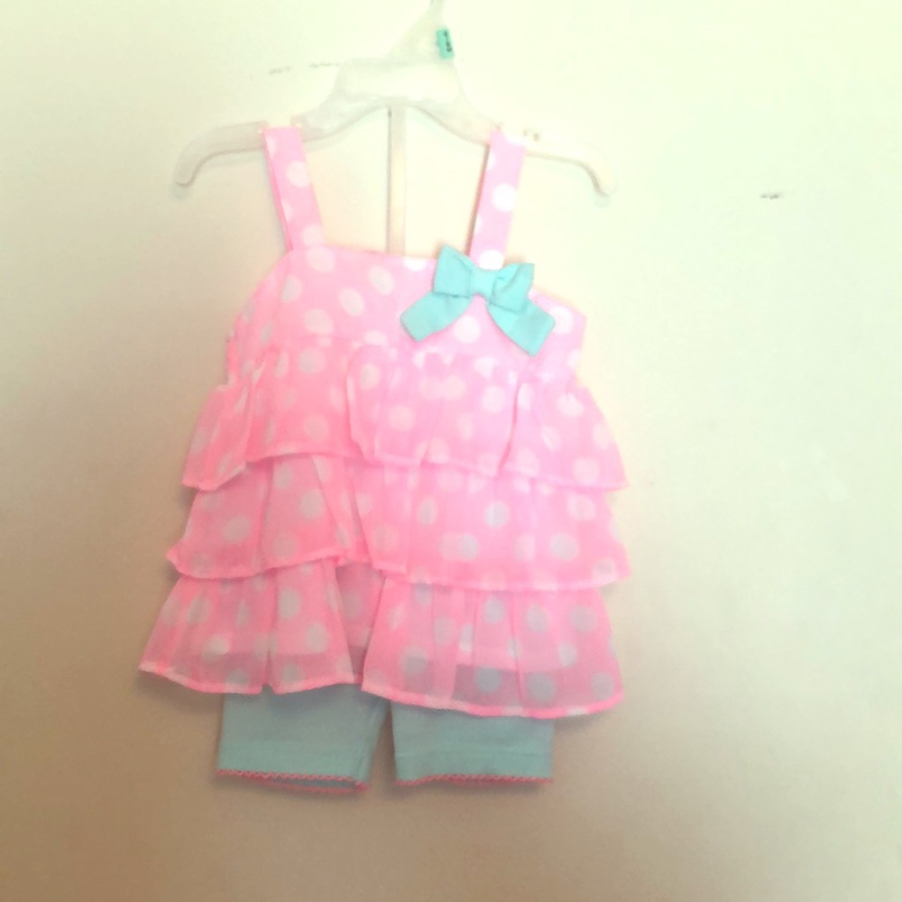 Baby shorts and tank outfit